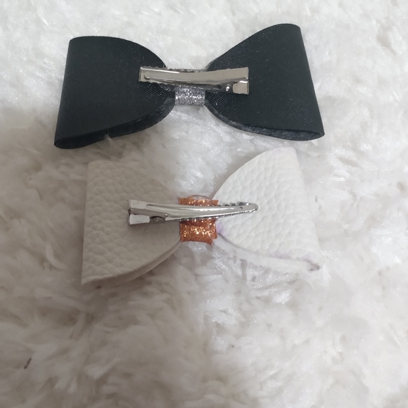 Nwt hand crafted Jack skellington 2 pc girls bow bundle - Picture 2 of 8